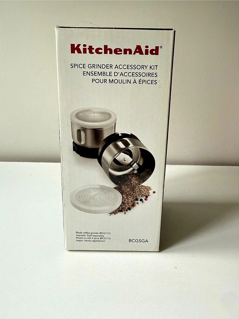 KitchenAid Spice Grinder Accessory Kit Silver